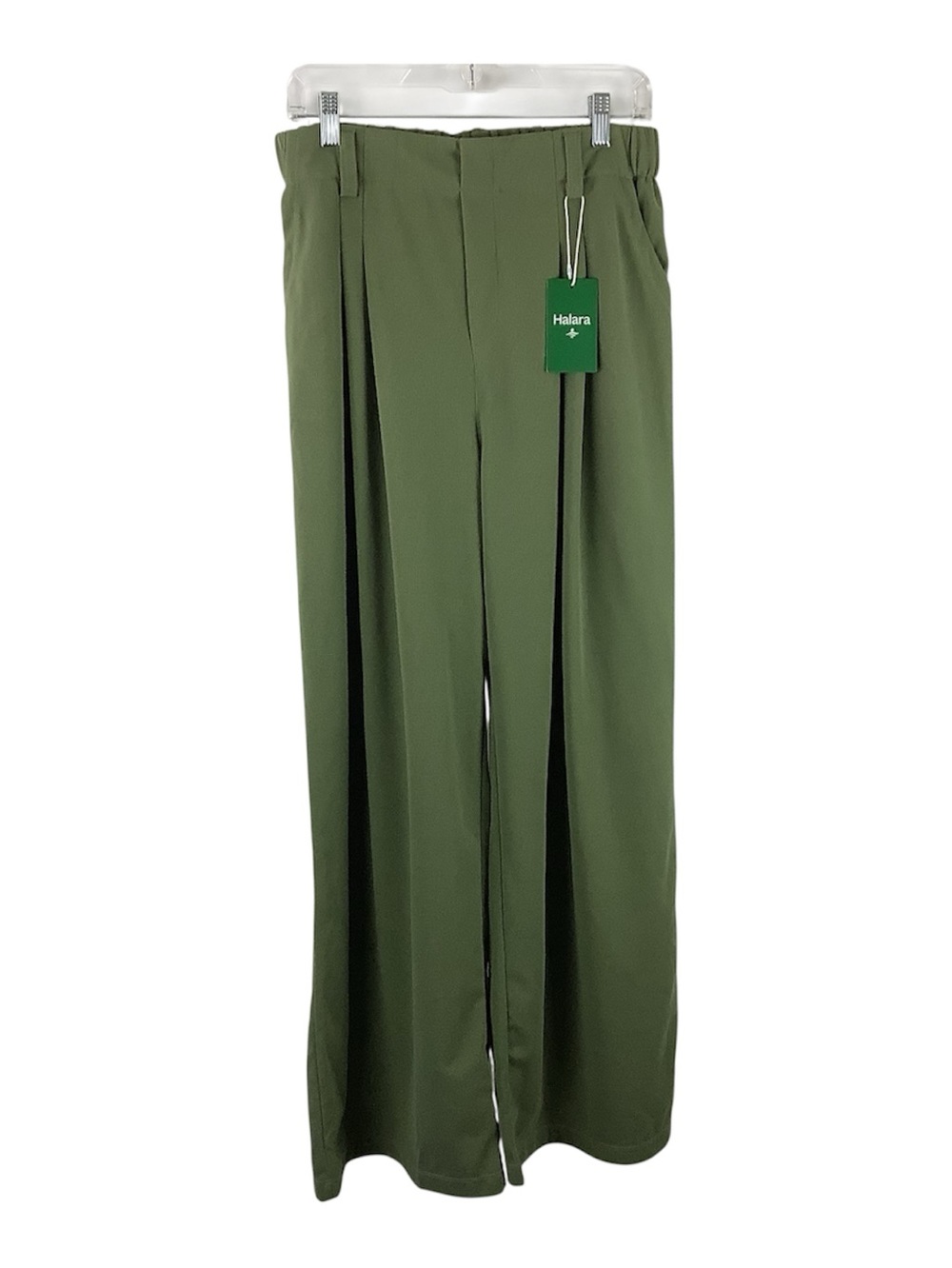 NWT Halara High Waisted Pocket Wide Leg Palazzo Casual Pants